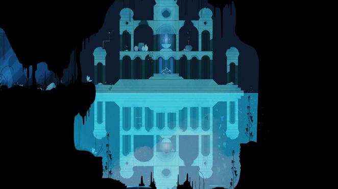Zoomed Out Water Castle